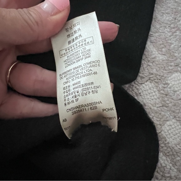 Burberry Black Cardigan Cashmere/wool Blend XS Women’s - Picture 6 of 9